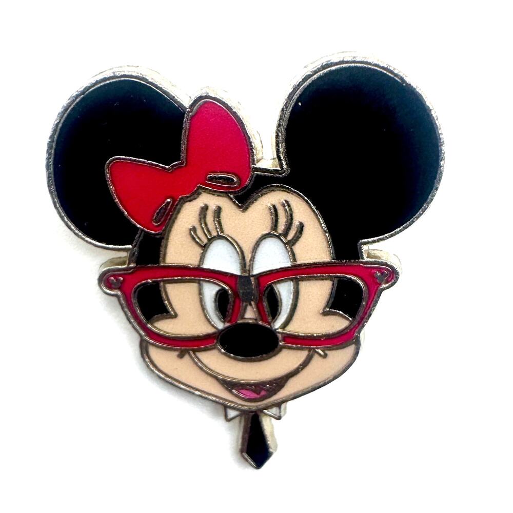 Nerds Rock! Head Collection Minnie Mouse Disney Trading Pin
